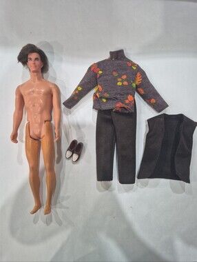 Vintage 1968 Mod Hair Ken Doll Mattel With Shoes And Clothing